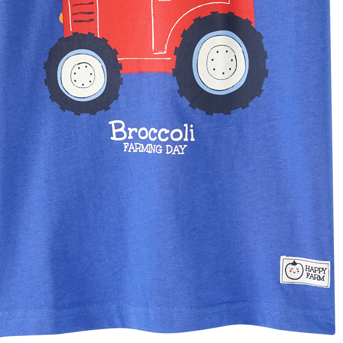 Topolino Jungen T-Shirt mit Traktor-Print blau