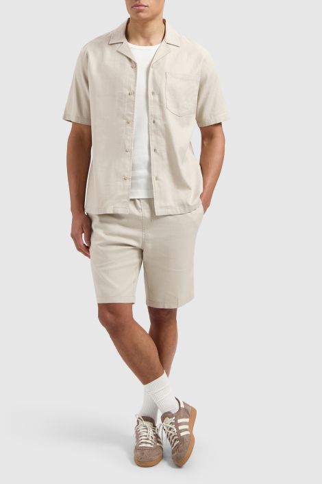 Pure Path beige heren korte broek