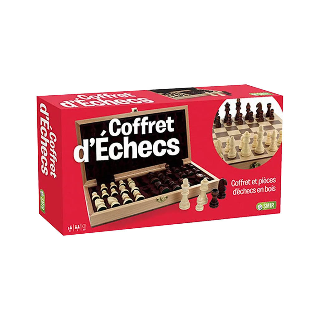 Coffret d'Échecs Marqueterie