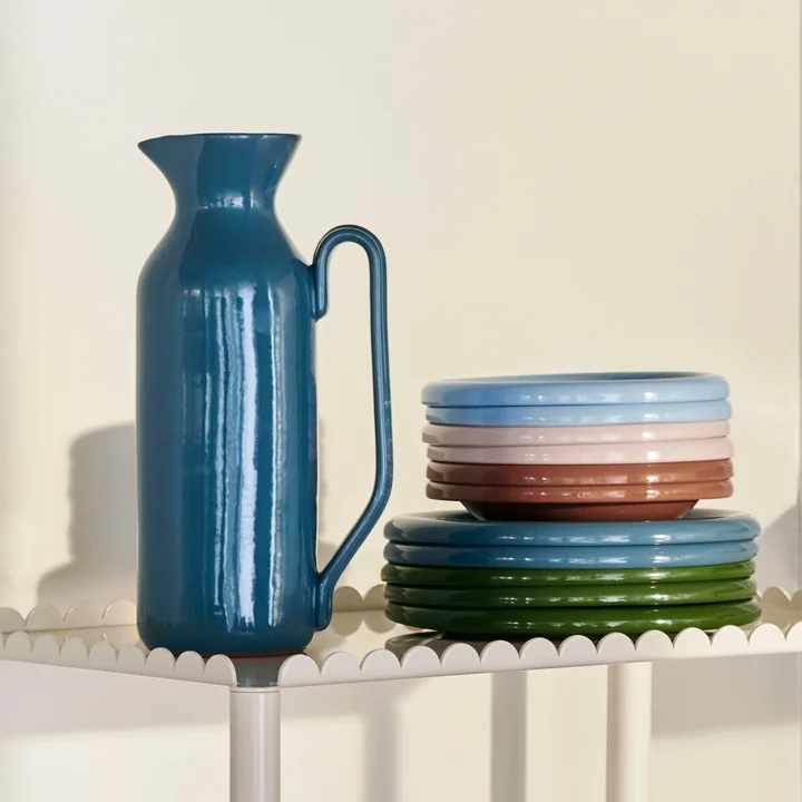 HAY - Barro Teller Ø 18 cm, grün (2er-Set)