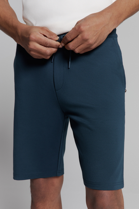 NO-EXCESS blauwe heren korte broek