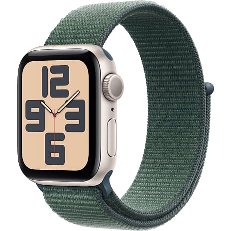 Apple Watch SE (2024) 40 mm GPS - Starlight Aluminium Sport Loop