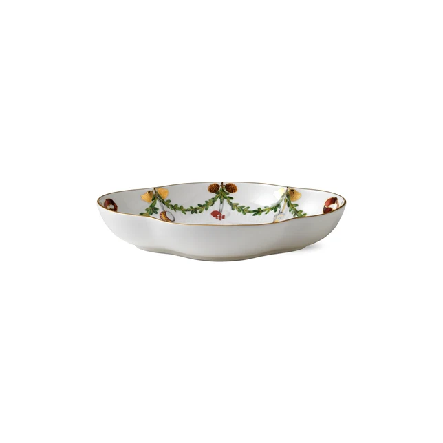 Royal Copenhagen  Stjerne Riflet fad - 22 cm.