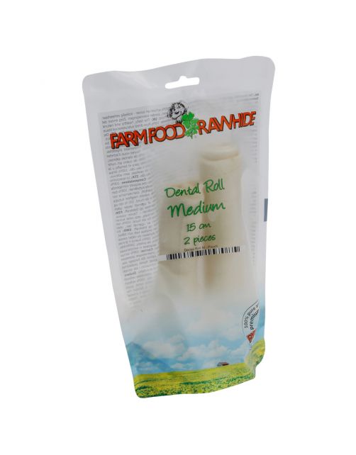Farm Food Rawhide Dental Roll Rund - Hondensnacks