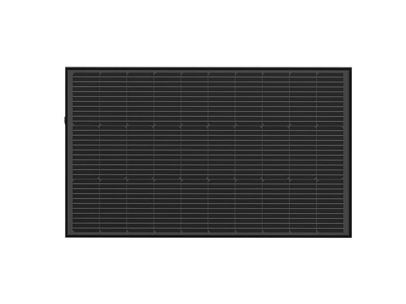 EcoFlow Solarpanel Monokristalin Modul, MC4, Rigid, 100 W, MC4 Kompatibles Solarmodul mit hocheffizienten monokristallinen Zellen