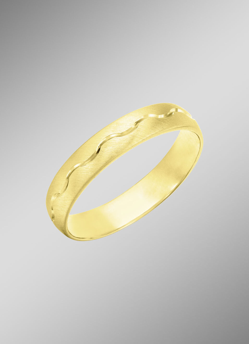 Bezaubernder Partnerring aus vergoldetem Silber 925/- fein