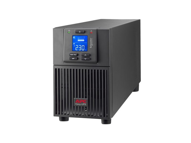 APC USV SRV2KI-E 2000 VA / 1800 W APC Easy UPS On-Line, 2000VA/1800W, Tower, 230V, 4x IEC C13 Ausgänge, Intelligenter Kartensteckplatz, LCD