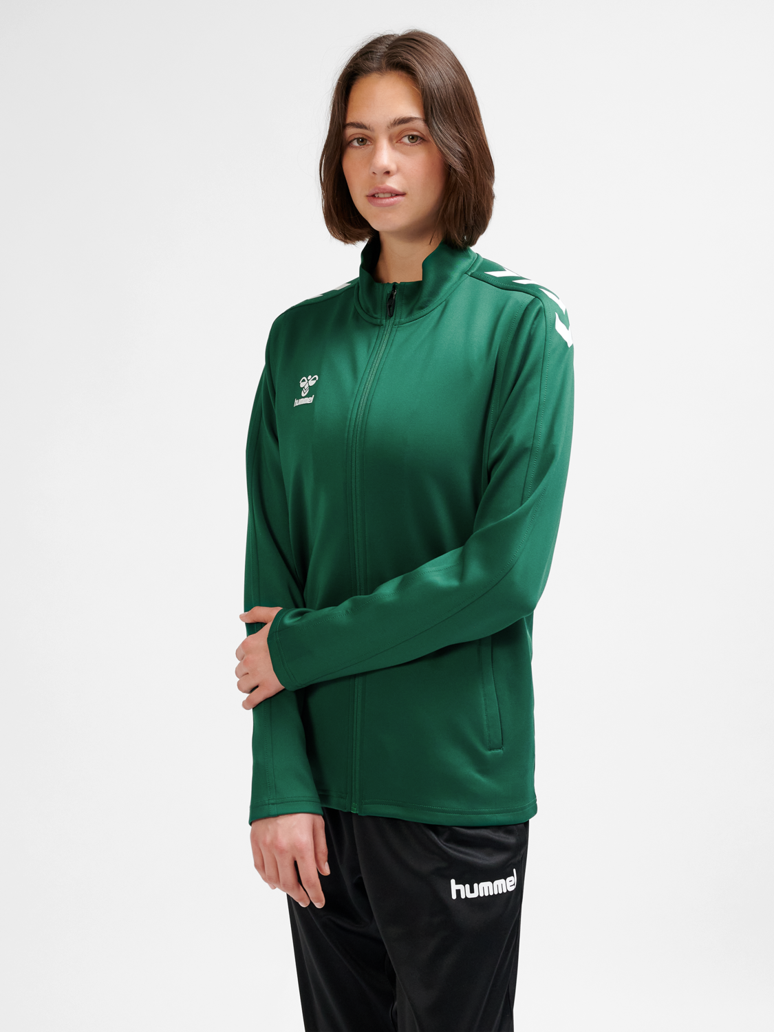 hmlCORE XK POLY ZIP SWEAT WOMAN