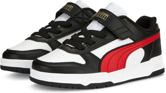 PUMA RBD Game Low AC+PS Unisex Sneakers White ForAllTimeRed Black Gold
