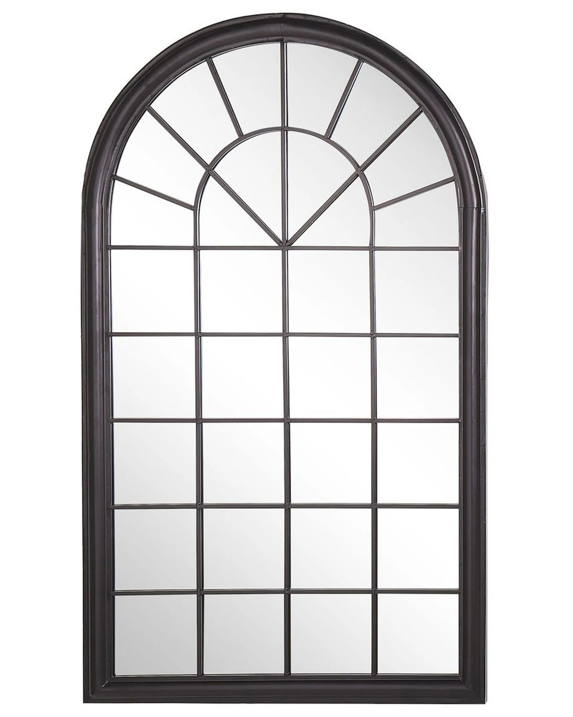 Wandspiegel TREVOL 77 cm 130 cm Metaal Zwart