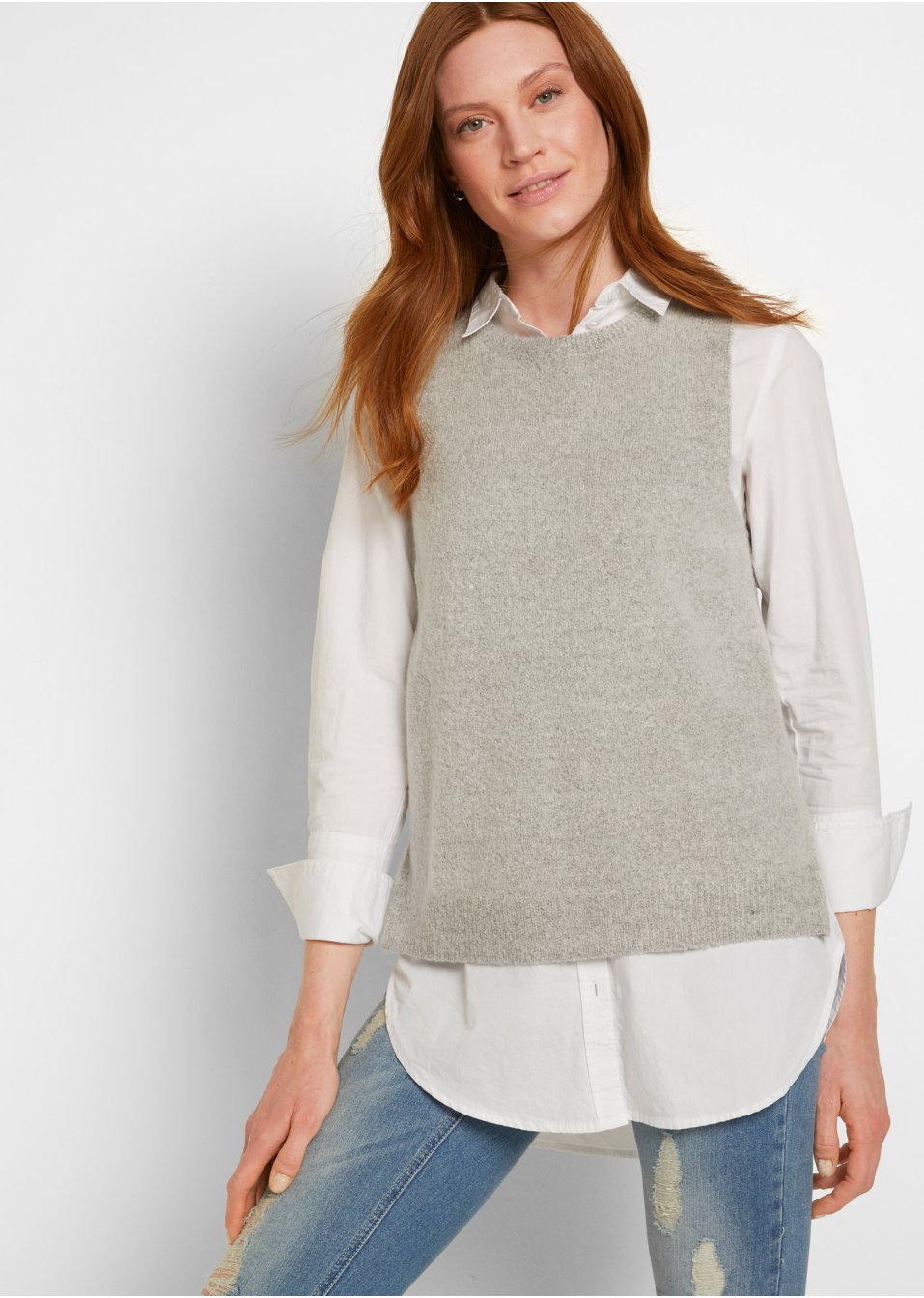 Pull sans manches