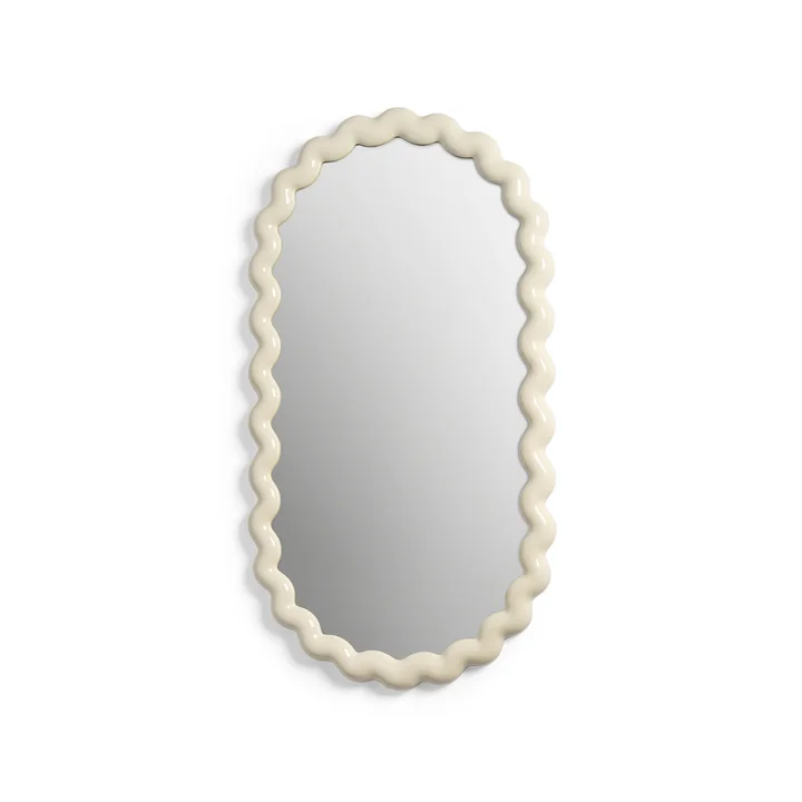 &klevering - Zigzag Spiegel 85 x 45 cm, off-white