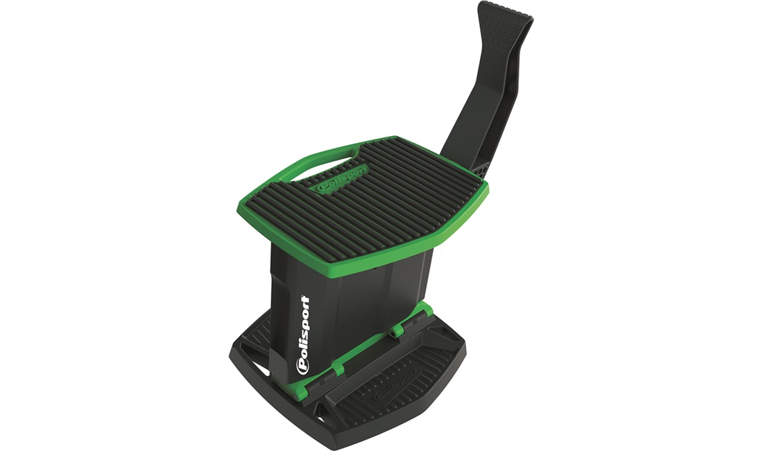 Løftebuk Polisport foldbar MX/CROSS, Kawasaki grøn