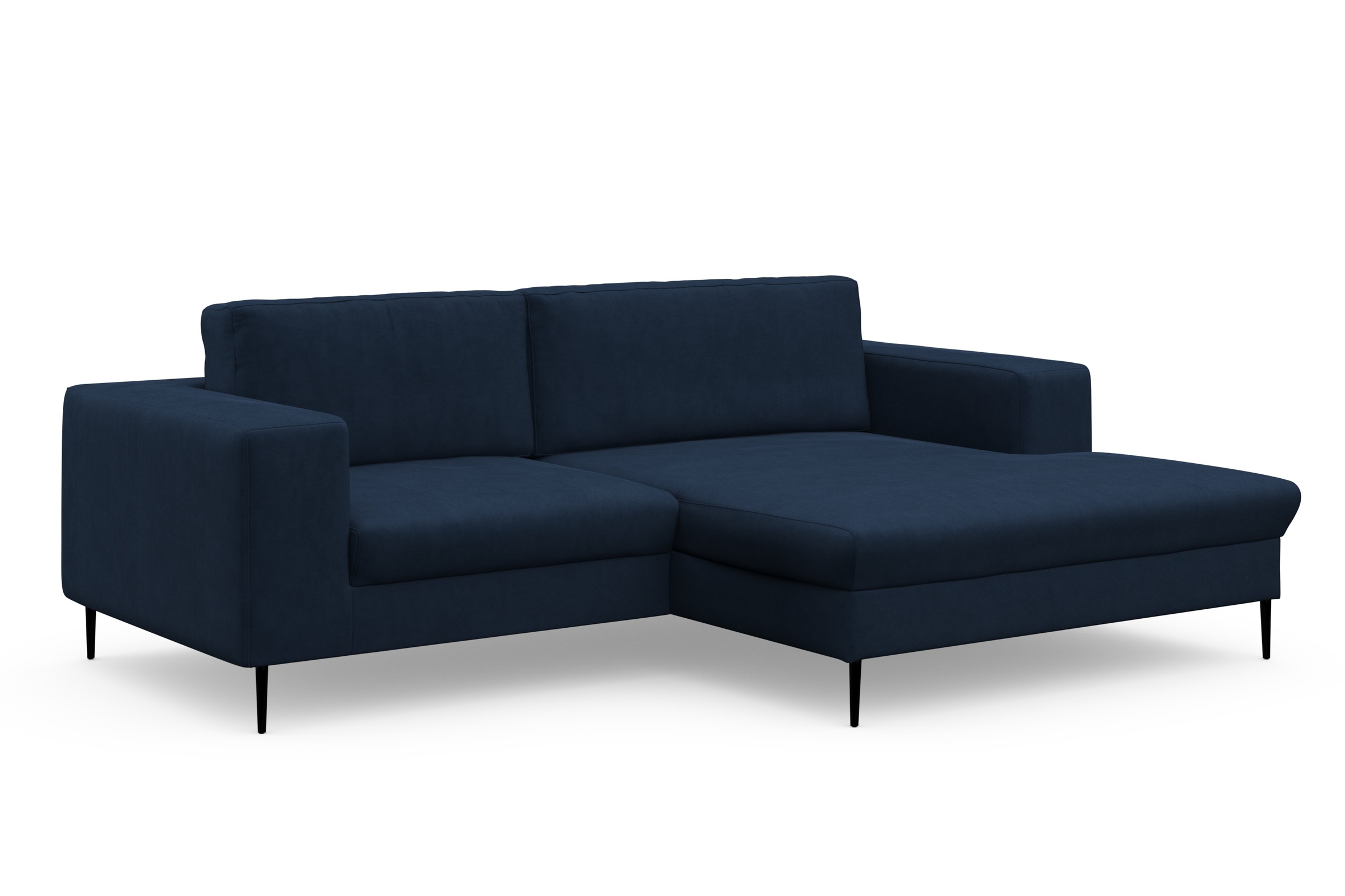 DOMO collection Ecksofa »Modica kompakt und elegant, Breite 244, L-Form« moderne Optik mit extrabreiter Recamiere, auch in Cord