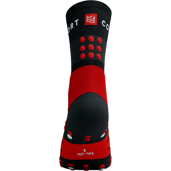Chaussette randonnée COMPRESSPORT HIKING SOCKS BLACK/RED/WHITE