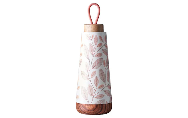 Thermoflasche »BioLoco Loop M-Terracotta leaves 350 ml«