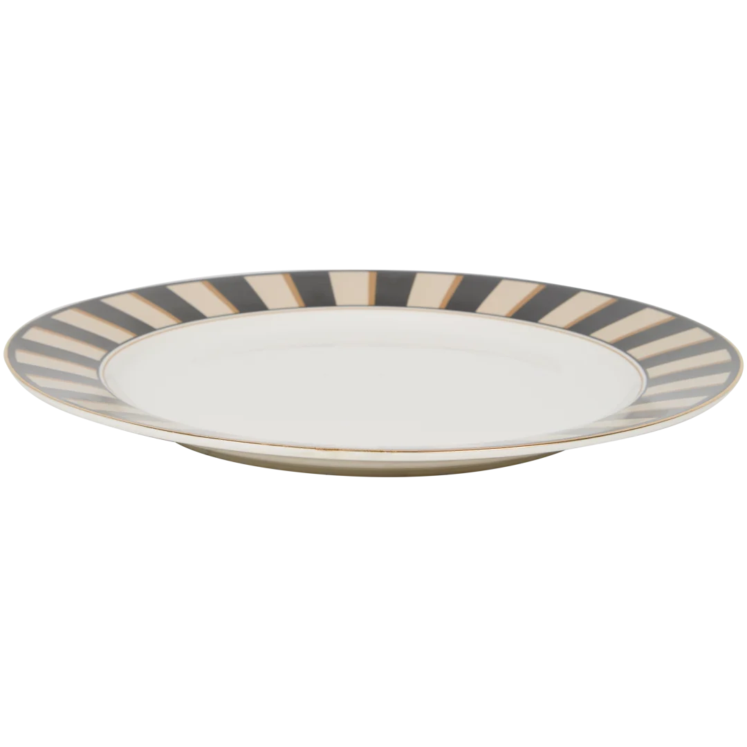 Assiette en porcelaine Sable