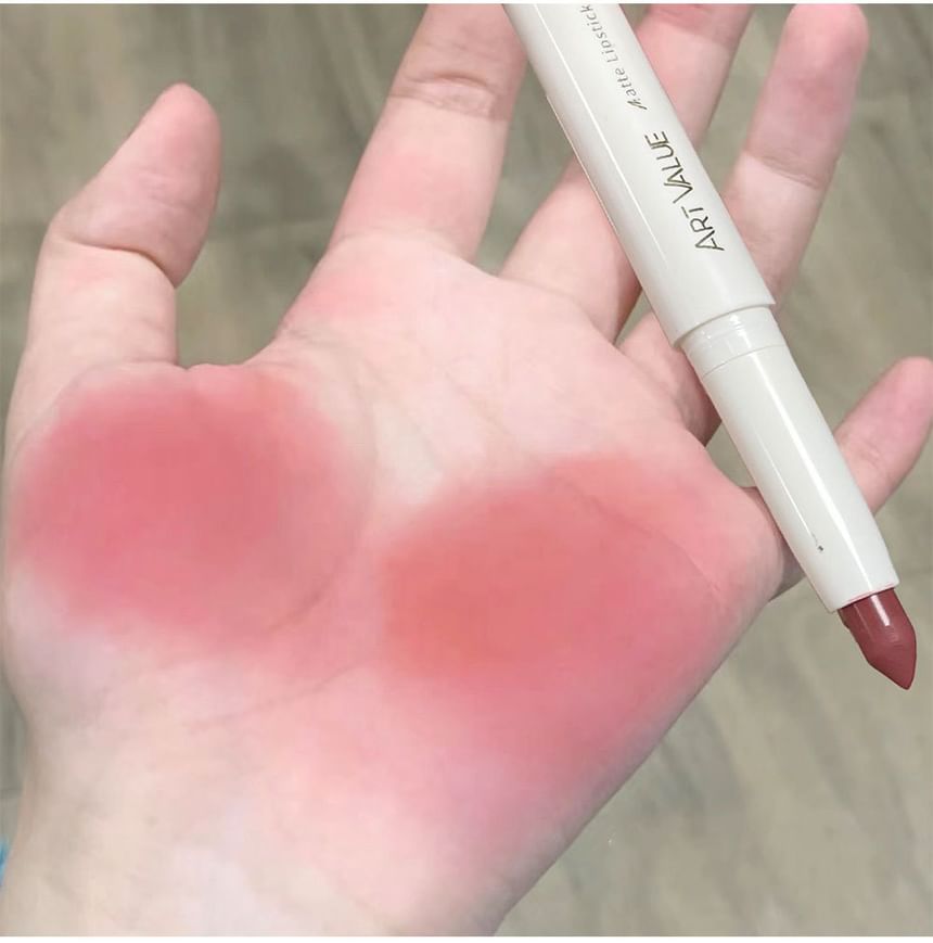 Art Value - Zachte zijdezachte matte lippenstiftpen - 6 kleuren