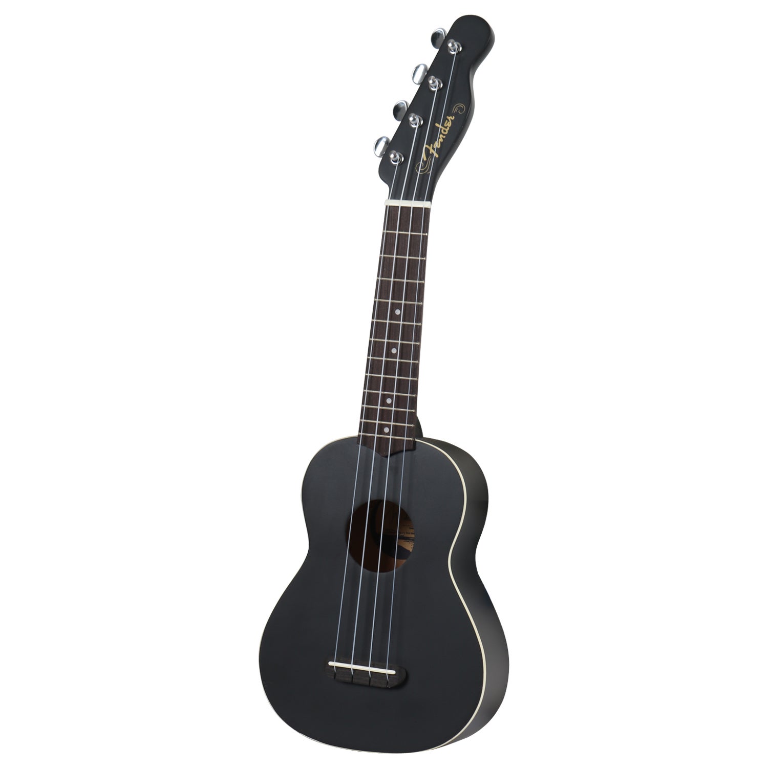 Fender California Coast Venice sopraan ukelele zwart