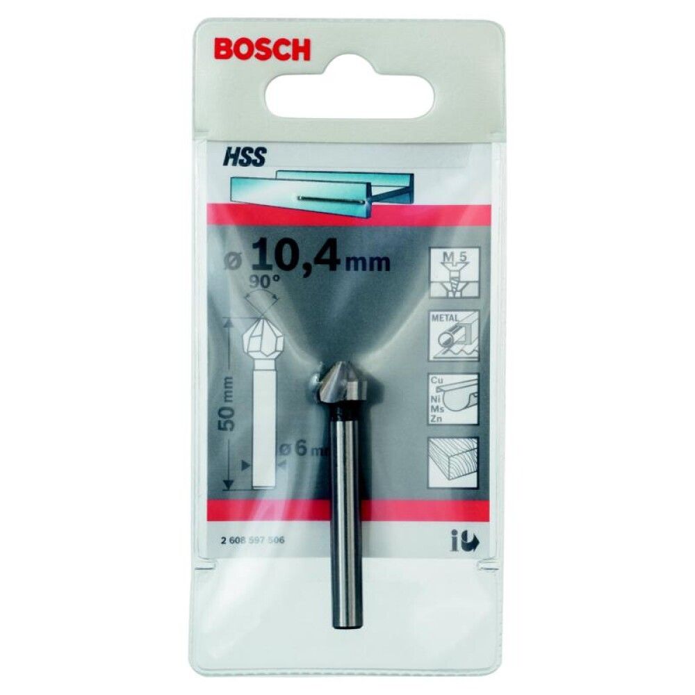 KJEGLEFORSENKER BOSCH SYLINDER 10,4MM