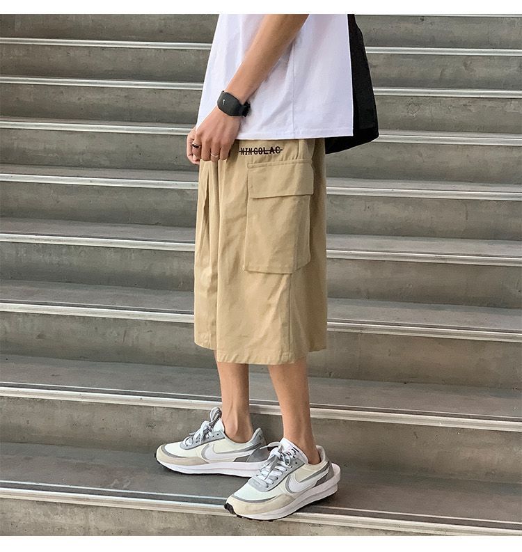 Lorencho - Cargoshorts met wijde pijpen