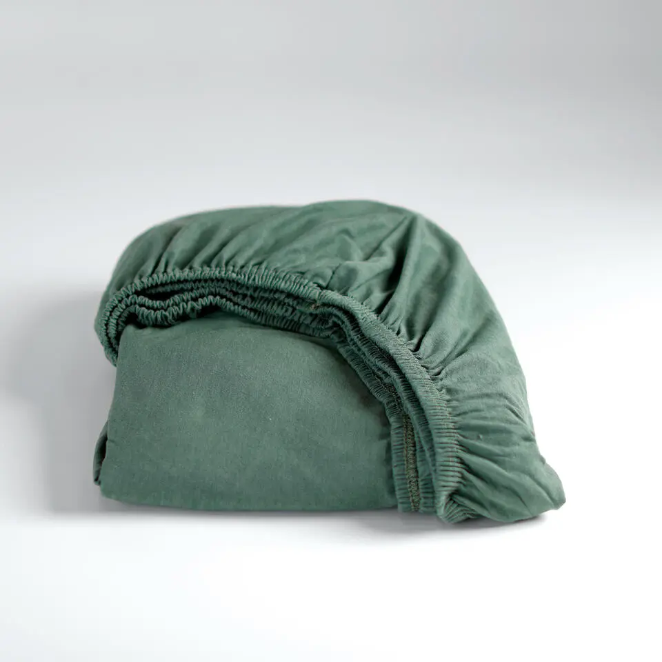 Cinderella - Hoeslaken - Tot 25 cm matrashoogte - Jersey - 140x200 cm - Groen