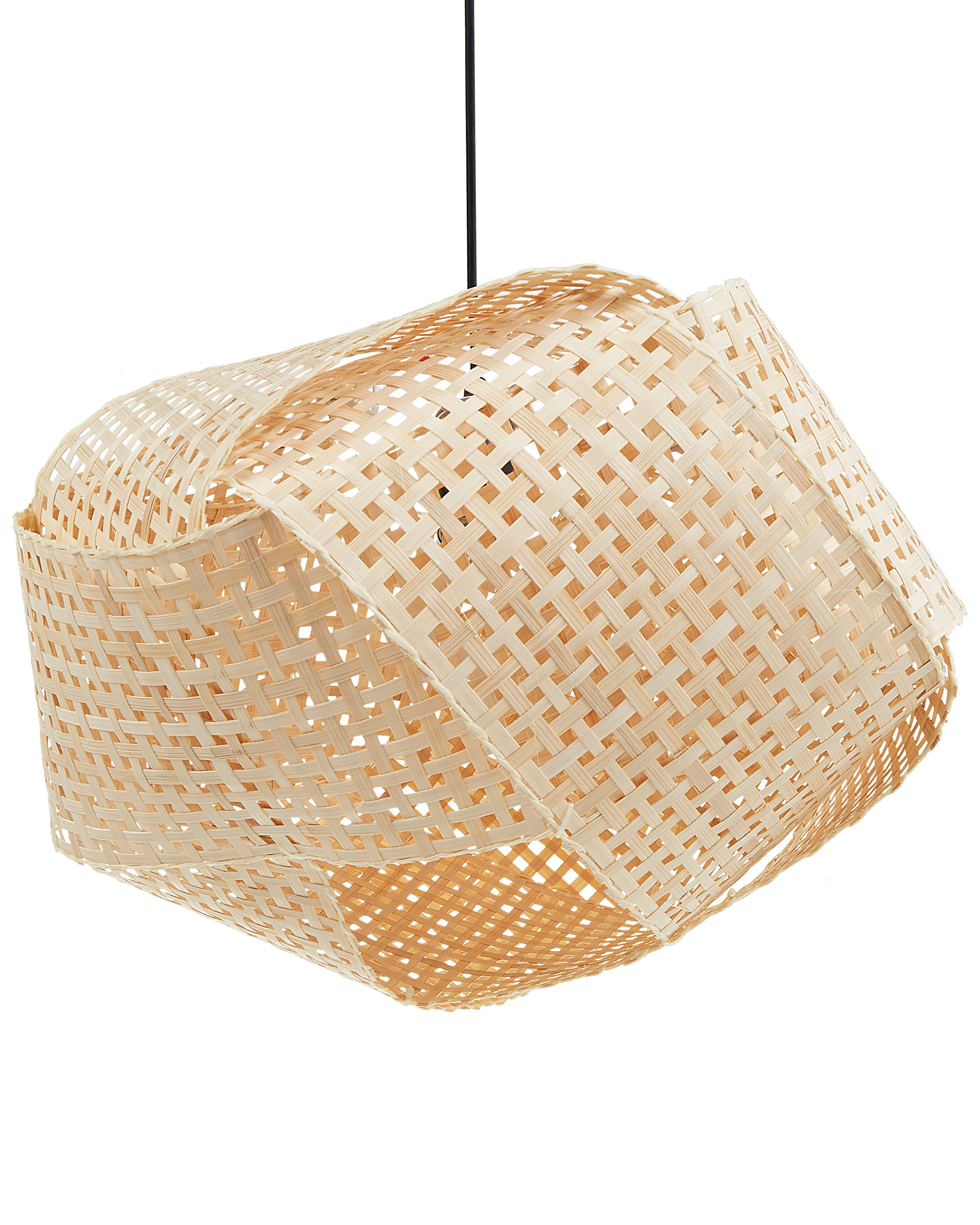 Hanglamp HALIL Bamboehout Beige