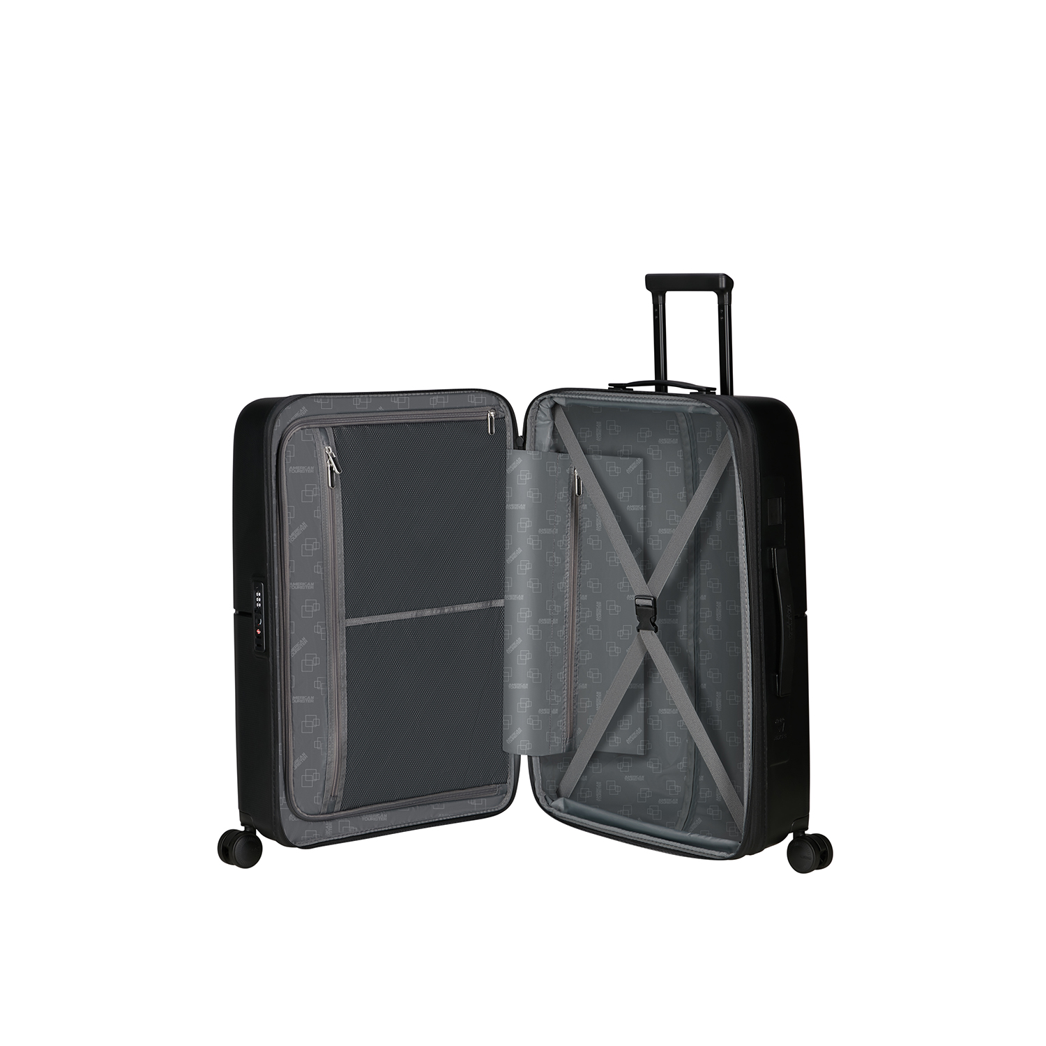 American Tourister Dashpop Spinner 67 Exp true black