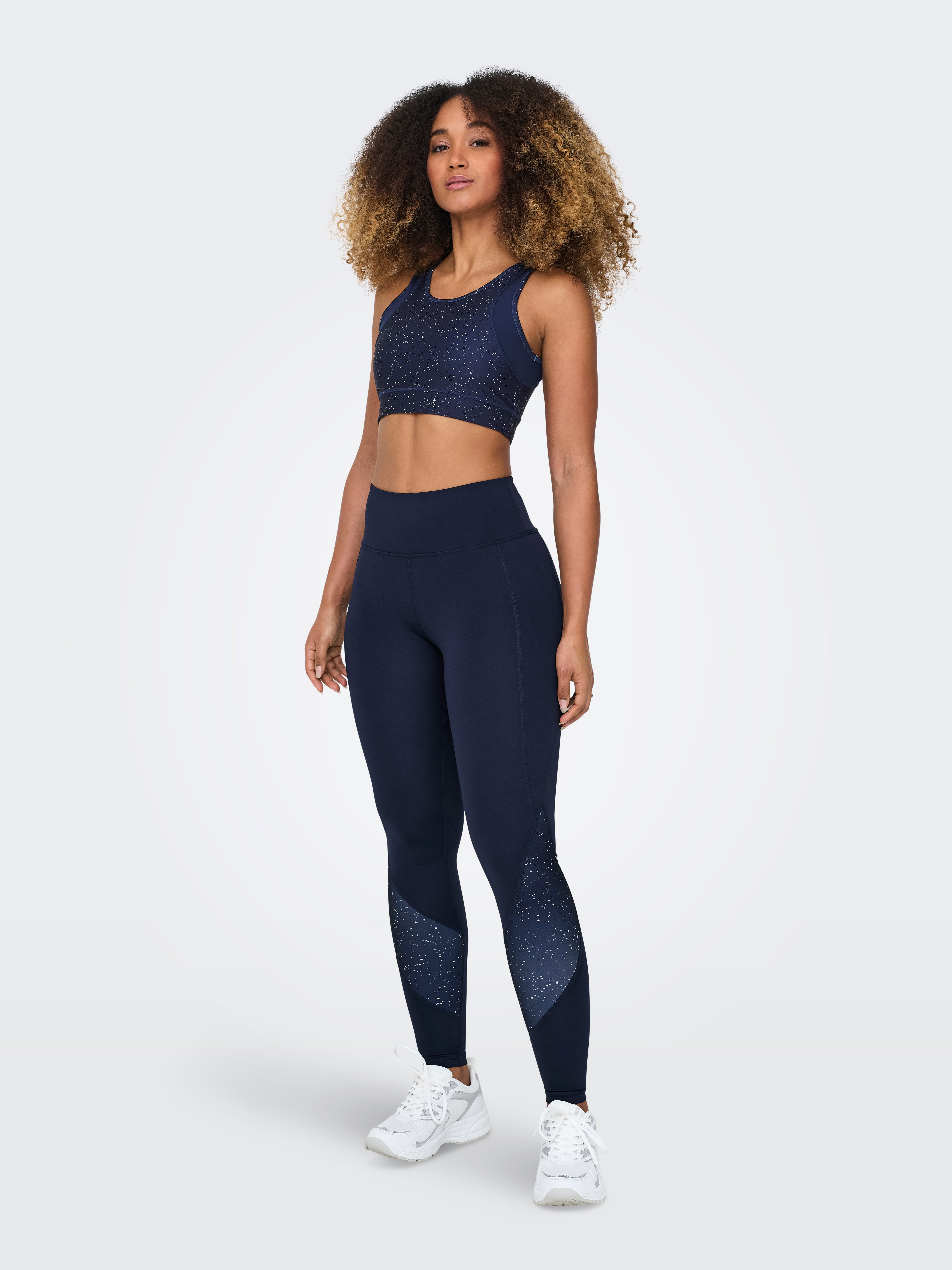 ONPRYA-3-STAR Hohe Taille Enger Schnitt Sportleggings Maritime Blue