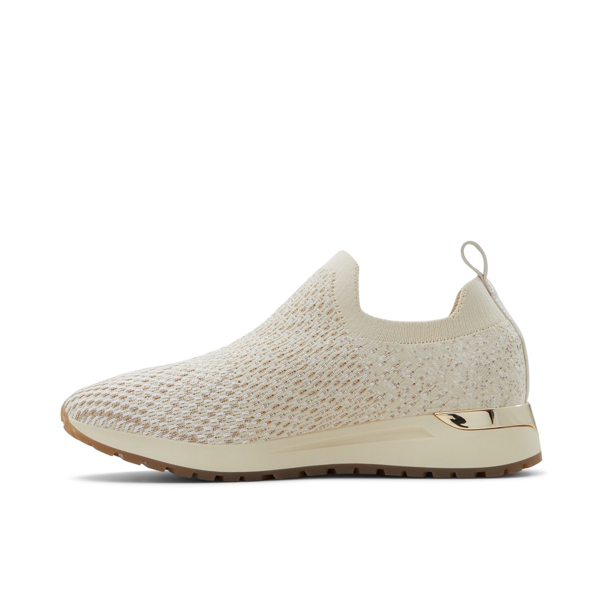 LUCA FERRI-Landalaeryn-Baskets à enfiler - Talon plat - Beige