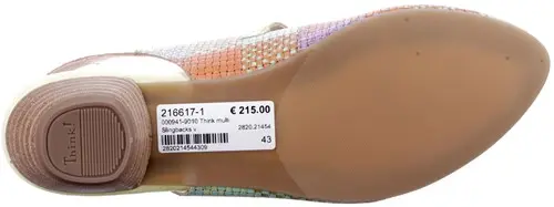000941-9010 Think multi - maat 37 slingback multi - maat 37 Calandschoen