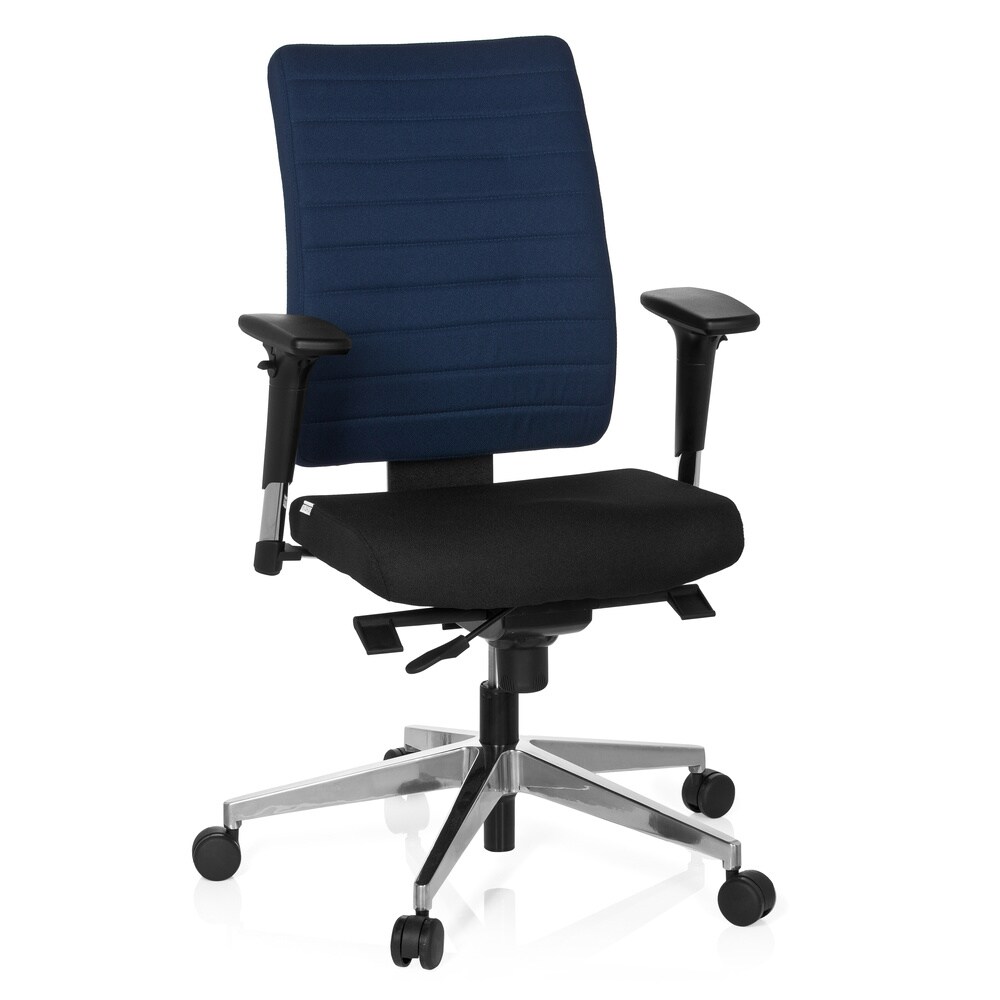 Profi Bürostuhl PRO-TEC 350 Stoff mit Armlehnen (höhenverstellbar) hjh OFFICE