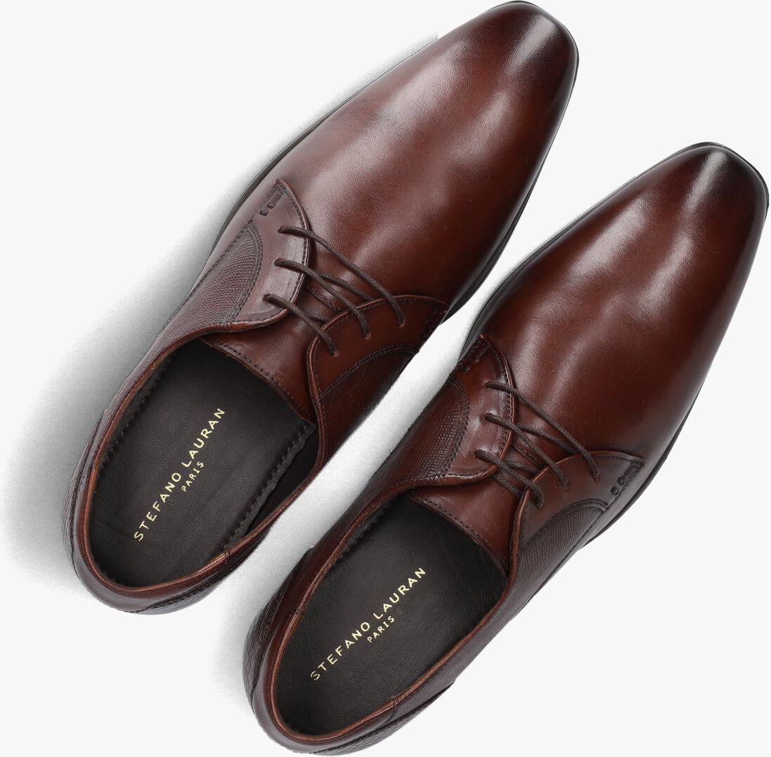 cognac stefano lauran nette schoenen 84708