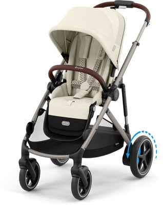 Cybex e-GAZELLE S Sportsvogn, Seashelle Beige/Taupe