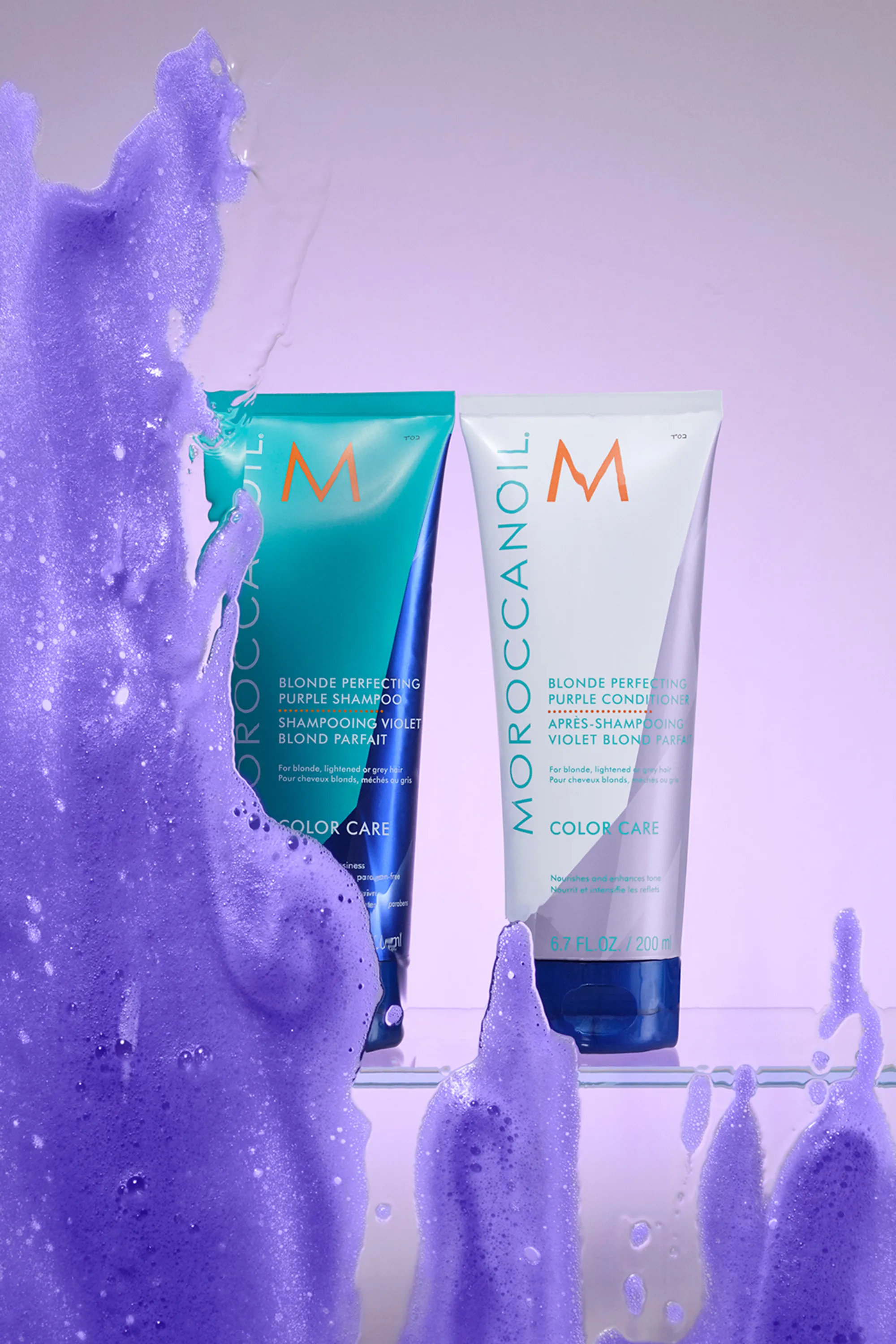 Moroccanoil Shampoing Violet Blond Parfait-200 ml