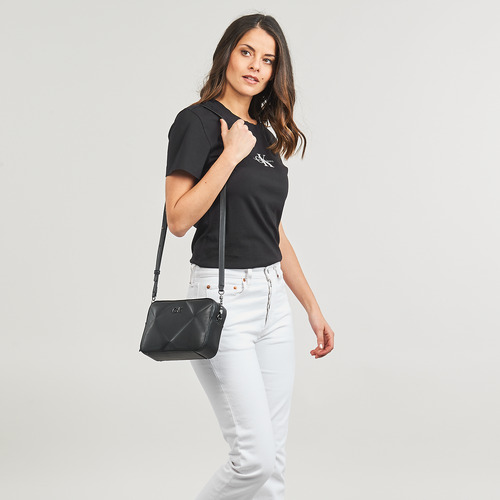 Calvin Klein Jeans - RE-LOCK QUILT CAMERA BAG - Noir