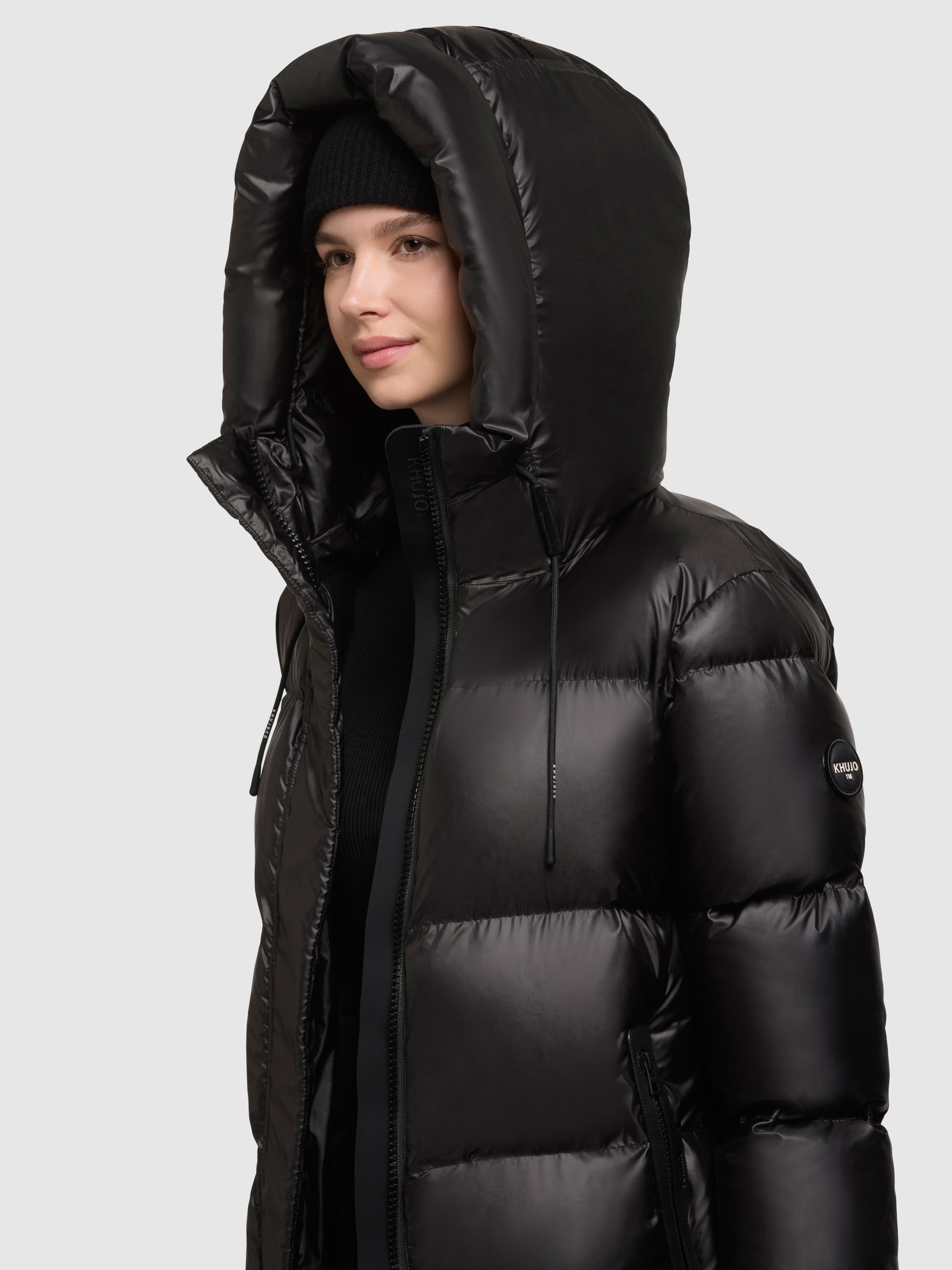 khujo Steppjacke »DROWN SHINY« mit Kapuze