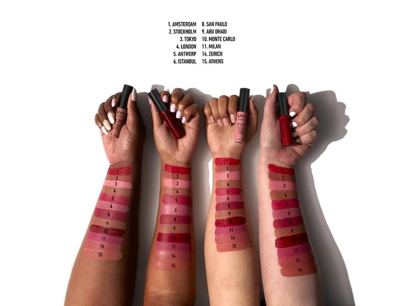 NYX Professional Makeup Lippenstift Soft Matte Cream Zurich Cremiger Lippenstift mit hoher Pigmentierung