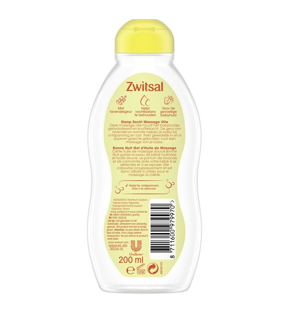Zwitsal Slaap Zacht Olie Lavendel (200 ml)