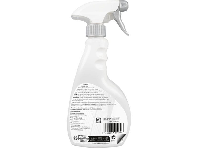 Windhager Hunde- & Katzenabwehr Spray 1 Stück Gebrauchsfertiges, natürliches Abwehrspray mit Geraniol