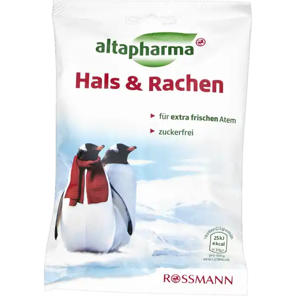 Halsbonbons zuckerfrei
