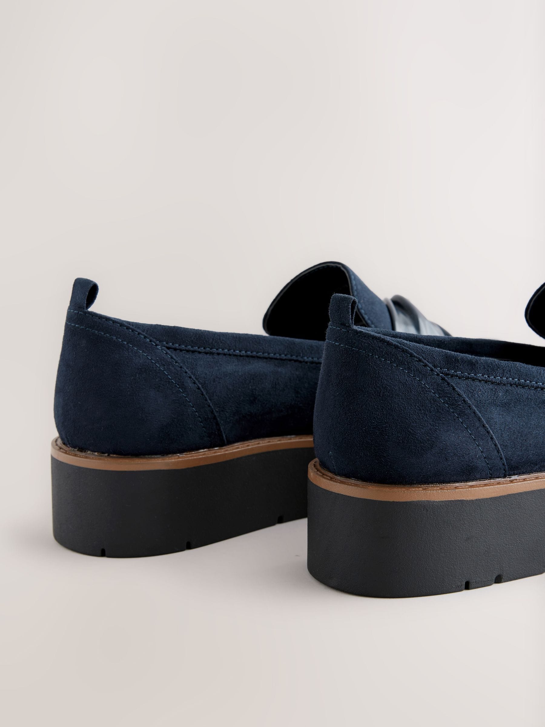 Marineblauw - Chunky Twist Loafers