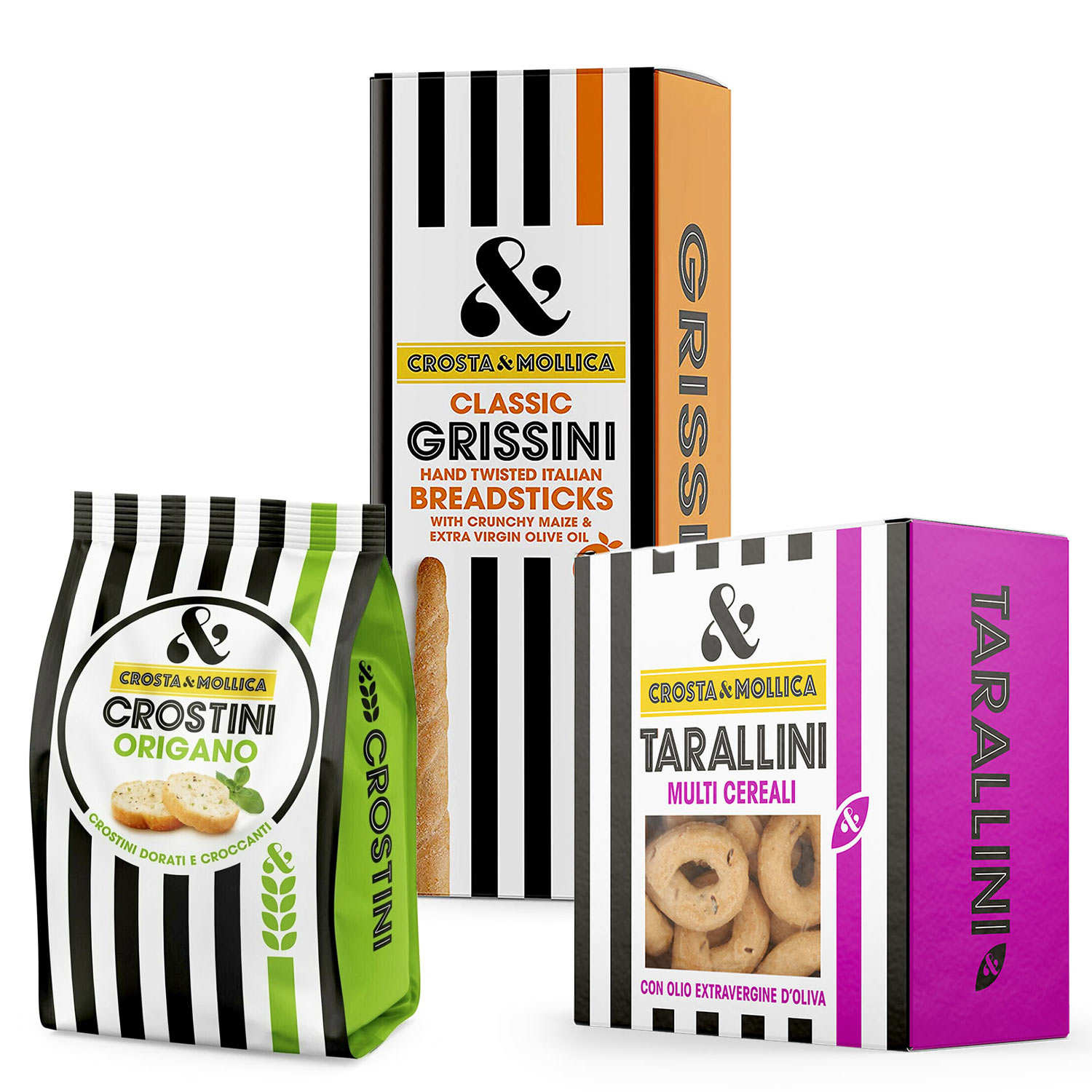Assortiment découverte de biscuits salés italiens