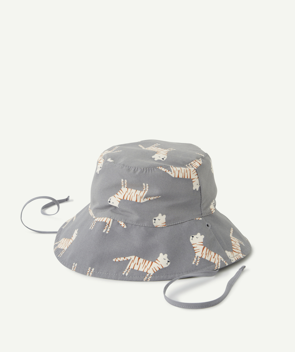 LASSIGCHAPEAU RÉVERSIBLE ANTI-UV TIGRES BÉBÉ