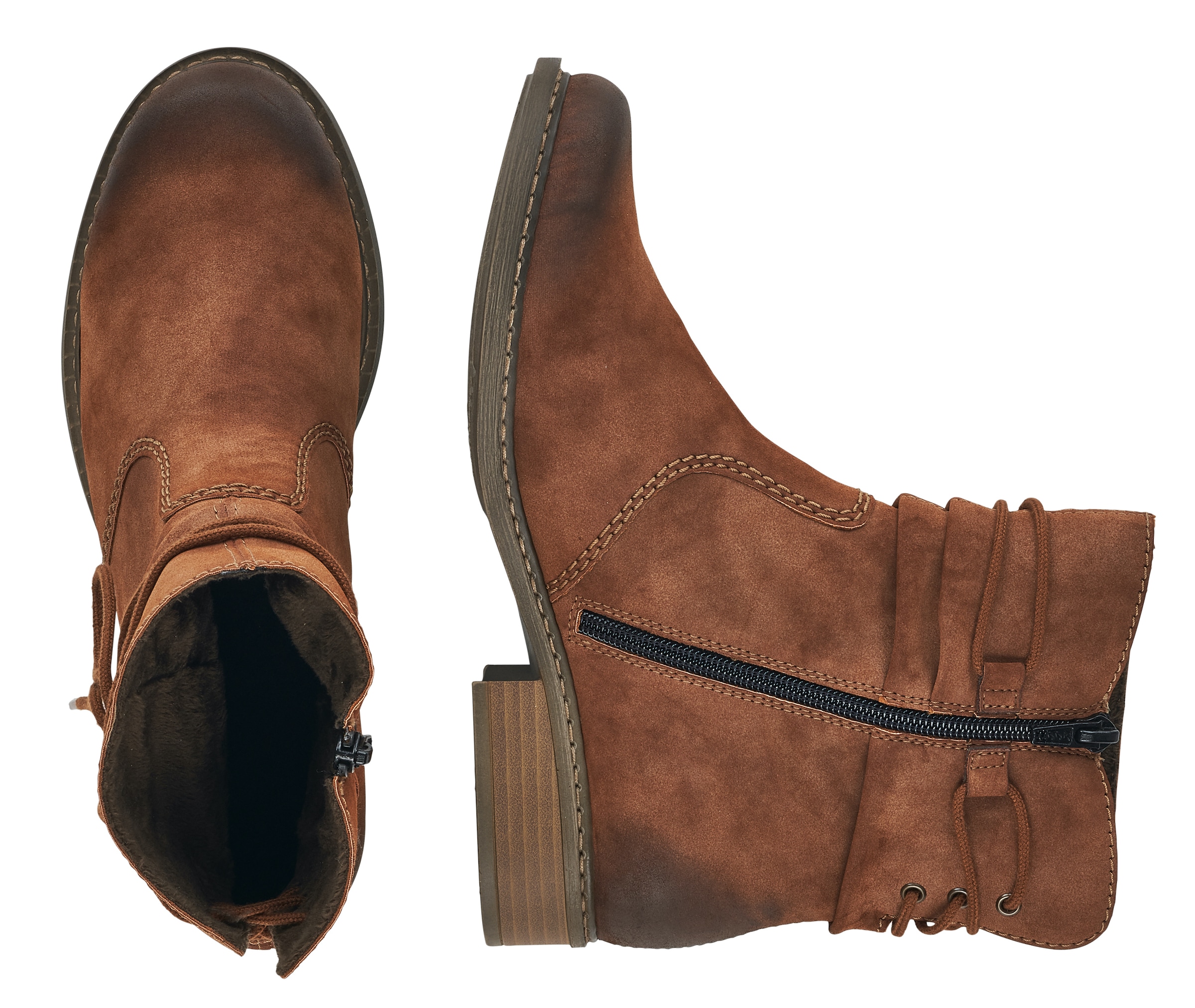 Rieker Stiefelette  in aktueller Used-Optik