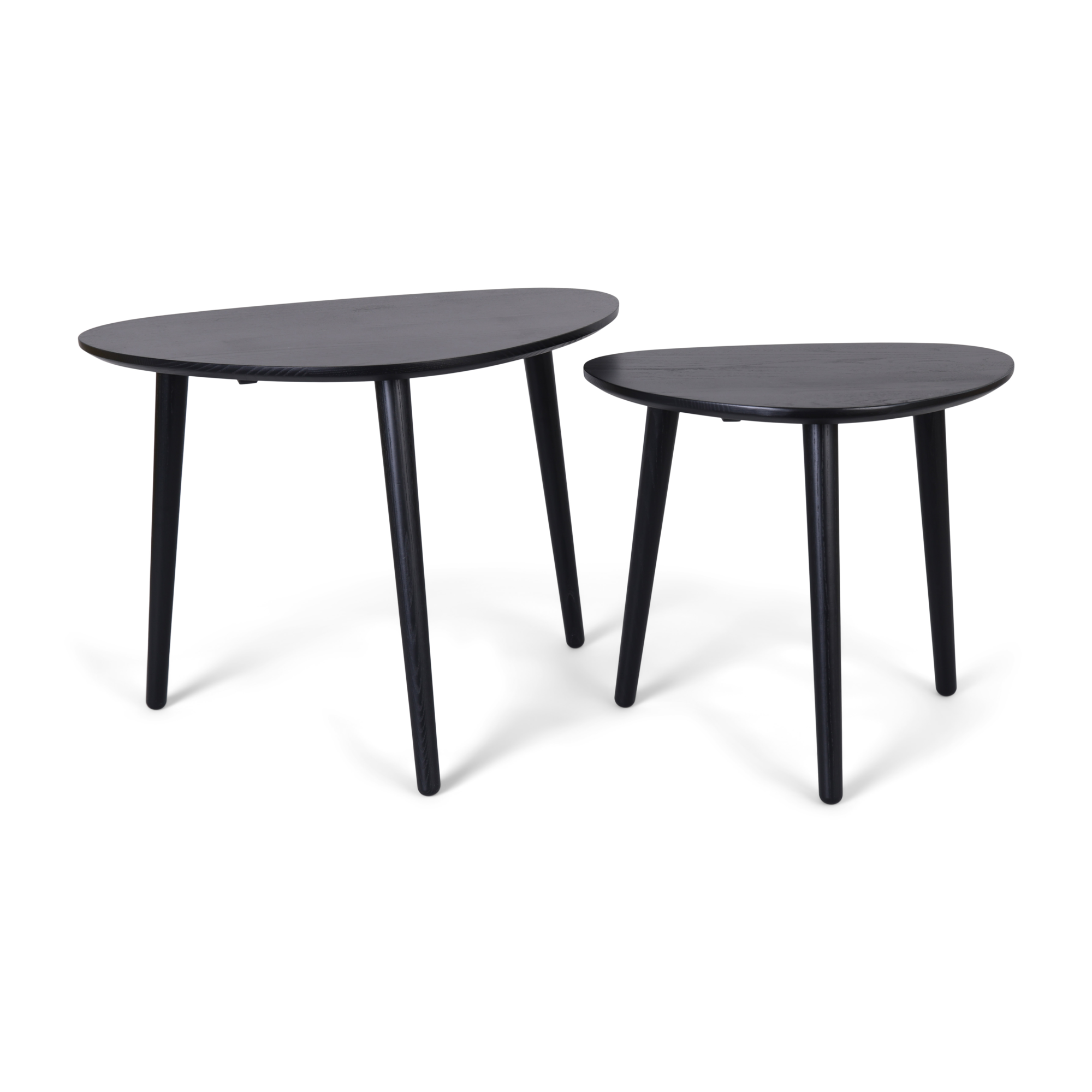 Bijzettafel Holly organic black S