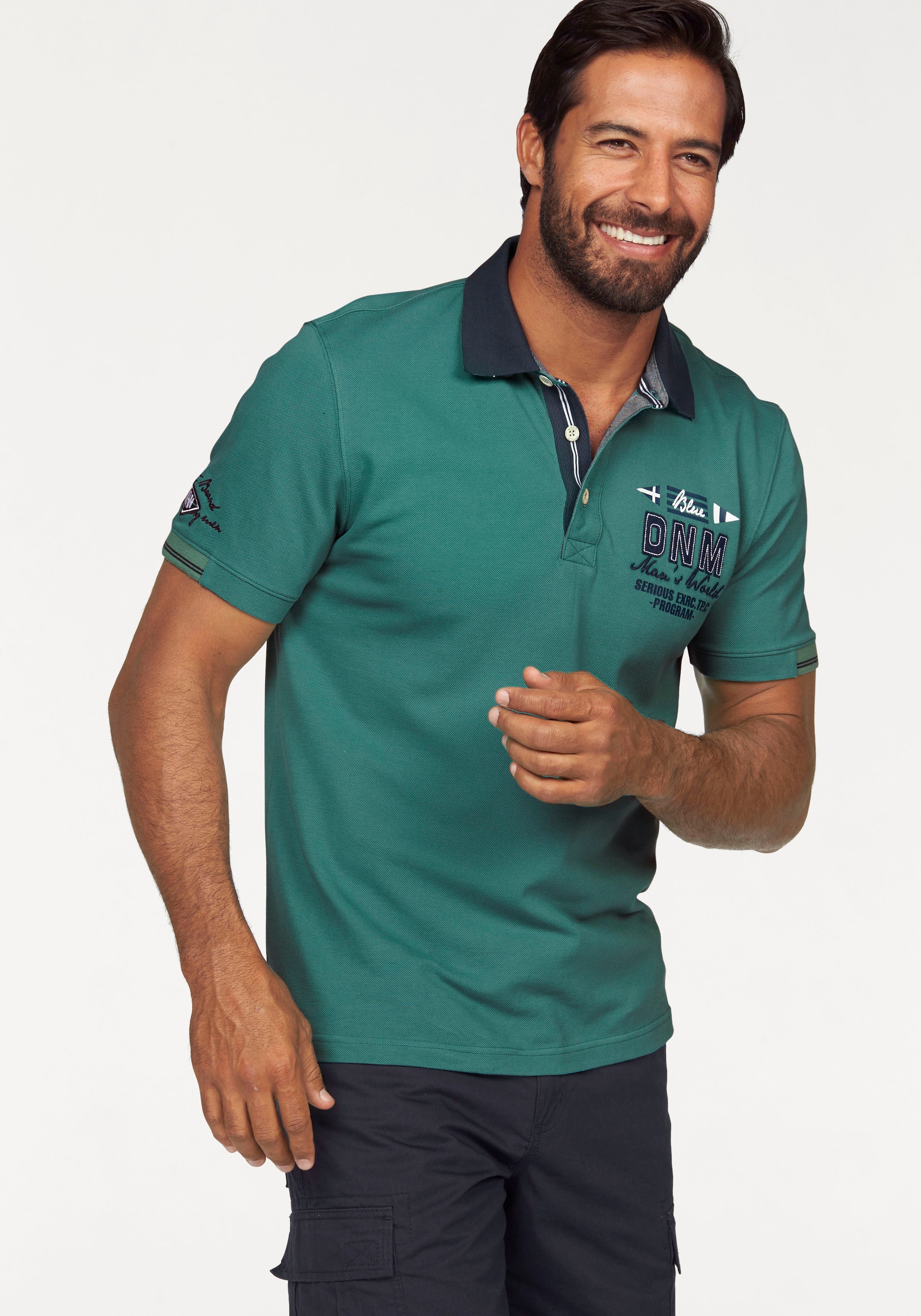 Man's World Poloshirt , Kurzarm,  mit Polokragen,  für sportliche Aktivitäten