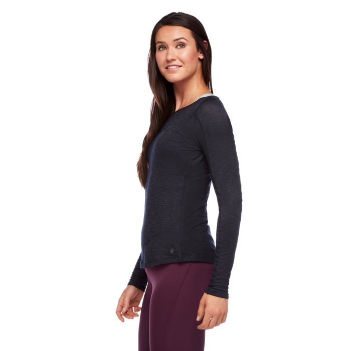 Black Diamond Dame T-shirts Long Sleeve Rhythm Tee
