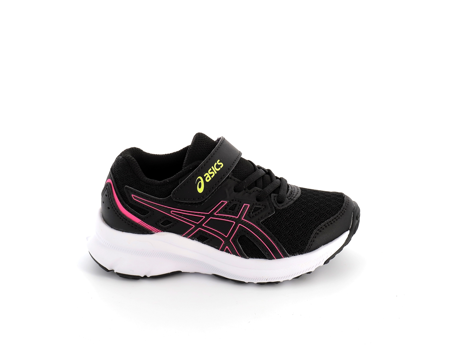 Asics-1014A198 Matières combinées Noir Rose