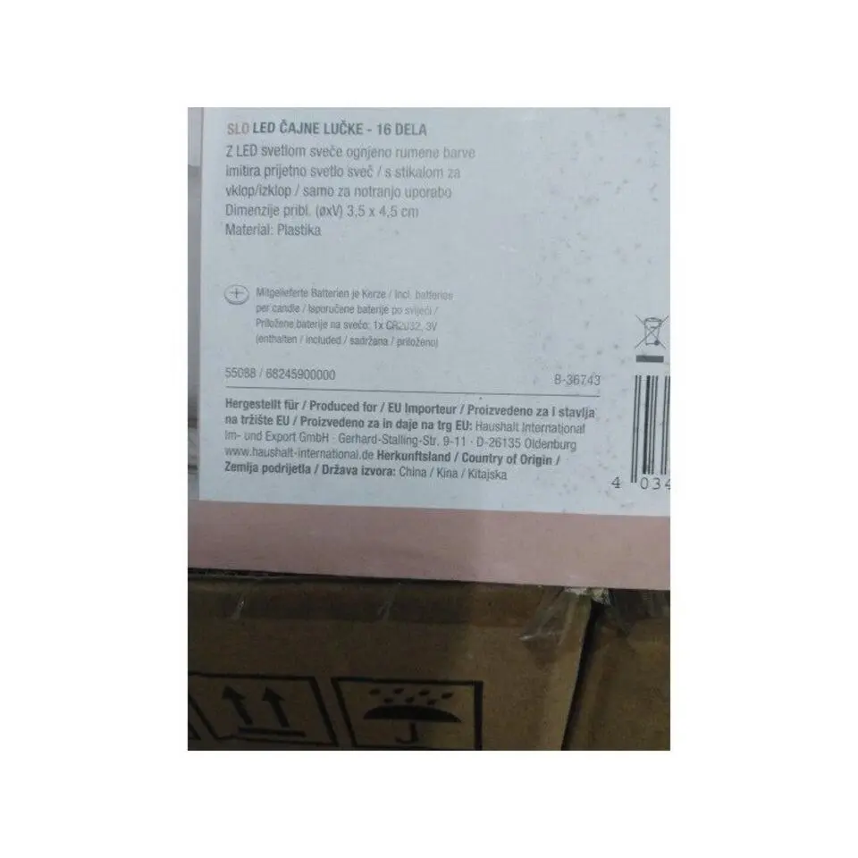 Theelichtjes - LED - 16 stuks - op batterijen